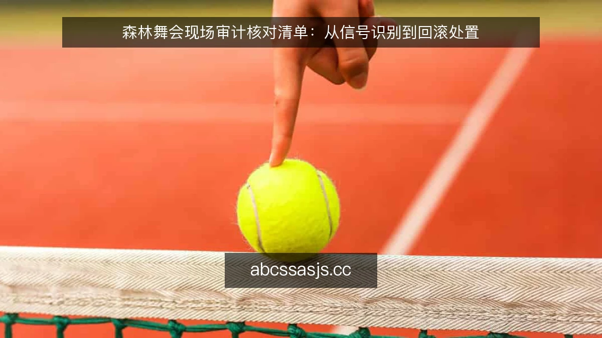 森林舞会现场审计核对清单：从信号识别到回滚处置